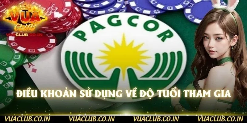 Điều khoản sử dụng về độ tuổi tham gia
