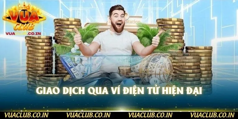 Giao dịch qua ví điện tử hiện đại 